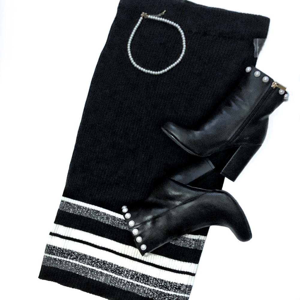 🌵50% off NWT Bar III Sweater Black & White Skirt